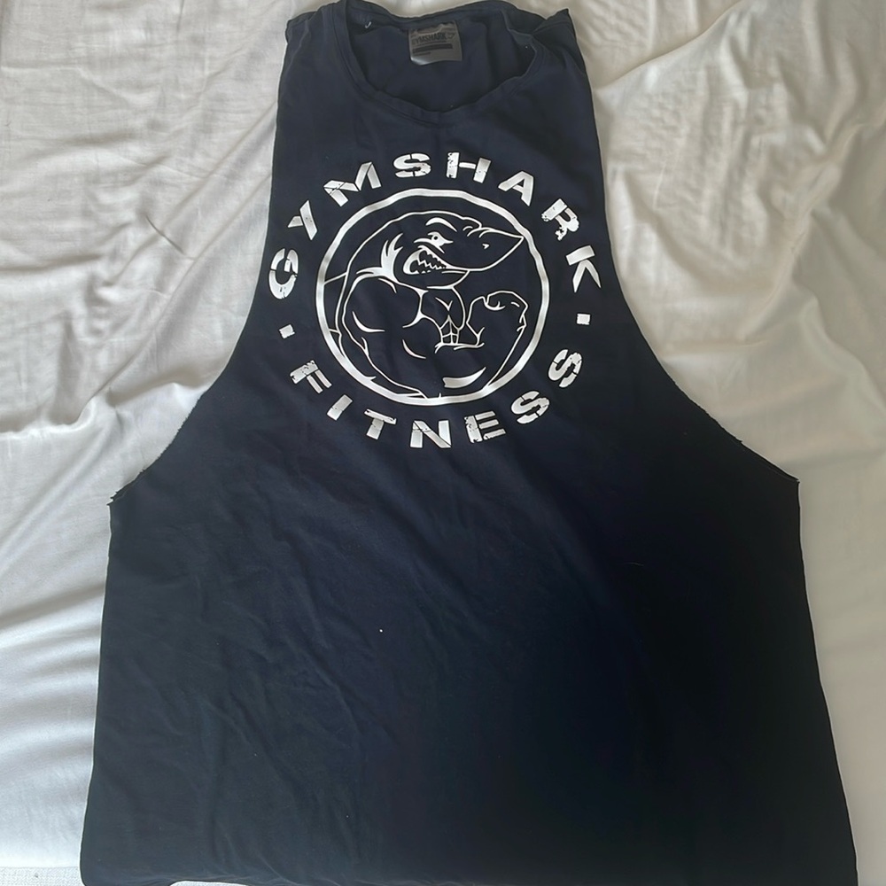 RARE Gymshark Original Logo Cutoff Tank Top